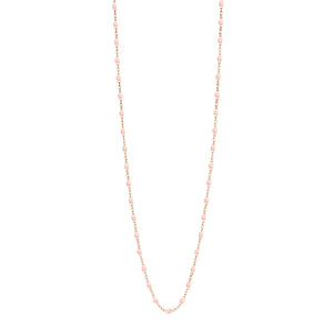 Gigi Clozeau - Sautoir rose bébé Classique Gigi, or rose, 60 cm