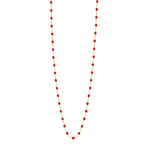 Gigi Clozeau - Sautoir rubis Classique Gigi, or jaune, 60 cm