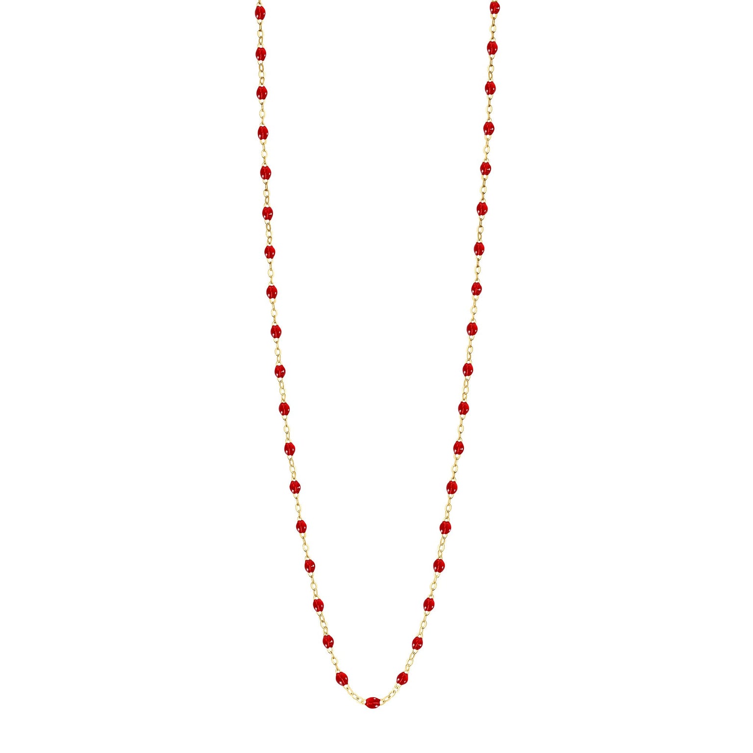 Gigi Clozeau - Sautoir rubis Classique Gigi, or jaune, 60 cm