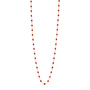 Gigi Clozeau - Sautoir rubis Classique Gigi, or jaune, 86 cm
