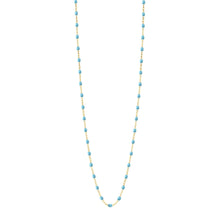 Gigi Clozeau - Sautoir turquoise Classique Gigi, or jaune, 86 cm